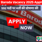 Bank of Baroda Vacancy 2025 Apply Online