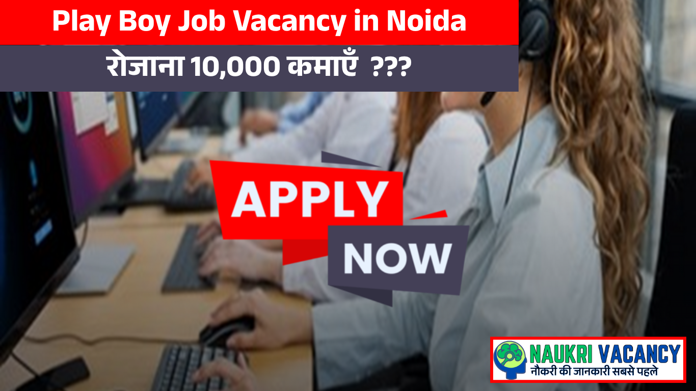 Play Boy Job Vacancy in Noida