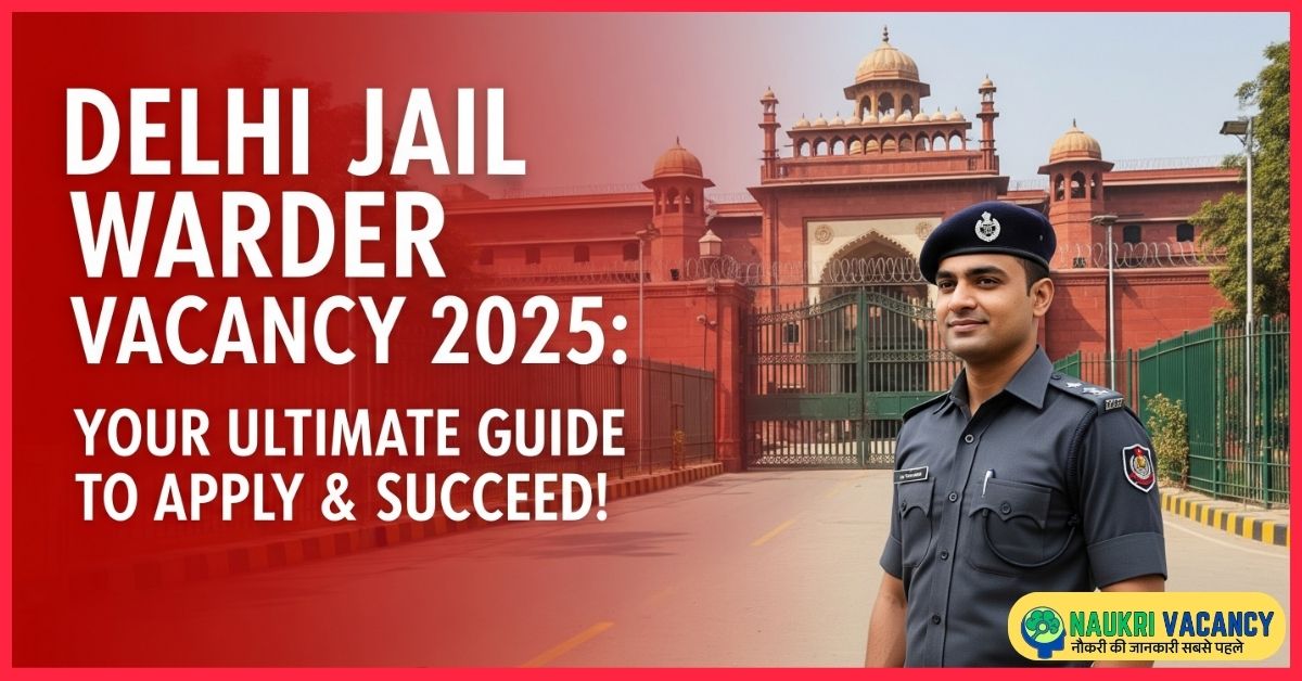दिल्ली जेल वार्डर वैकेंसी 2025: Delhi Jail Warder Vacancy Apply
